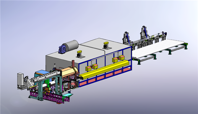 Composite aluminum rod heating furnace